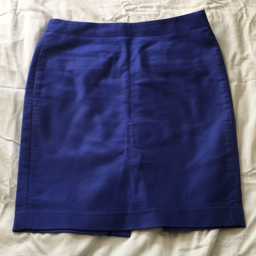 JCrew Number 2 Pencil Skirt in Double-Serge Cotton